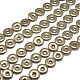 Donut Natural Pyrite Beads Strands G-I126-22-12x3mm-1
