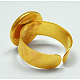 Polsini dell'anello in ottone X-UNKW-C2902-G-2