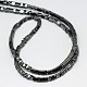 Chapelets de perles en hématite synthétique sans magnétiques&nbsp;G-J174-3x3mm-07-2