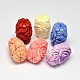 Dyed Carved Column Synthetic Coral Beads CORA-O004-04-1