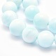 Natürliche Hemimorphit Perlen Stränge G-O166-01-12mm-3