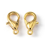 Zinc Alloy Lobster Claw Clasps, Parrot Trigger Clasps, Cadmium Free & Lead Free, Golden, 10x6mm, Hole: 1mm