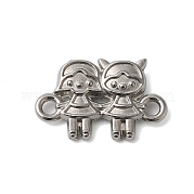 Подвески-коннекторы для девочек из нержавеющей стали 304 STAS-N103-37P