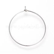 Серьги-кольца из нержавеющей стали 304 STAS-S066-14
