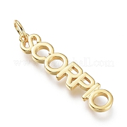 Латунные подвески ZIRC-I048-15G-06