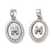 Подвески из латуни и ракушек KK-B102-28P