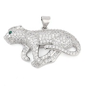 Латунные микро проложить кубического циркония подвески KK-M307-08P