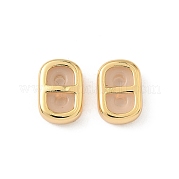 Латунные силиконовые слайд-шармы KK-C099-06A-G