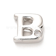 Стойки обшивки латунь кубического циркония бусы KK-L210-008P-B