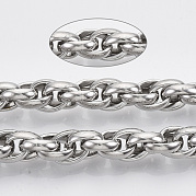 304 Stainless Steel Rope Chains STAS-R100-28