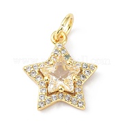 Латунь подвески циркония кубической ZIRC-C022-07G