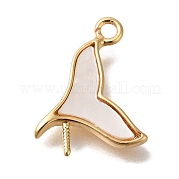 Латунные раковины штифты-подвески KK-K389-146G