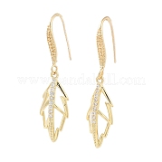 Серьги из латуни со стеклом EJEW-Q800-06KCG