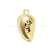 Латунные микро проложить кубического циркония подвески KK-L229-001G-08