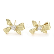 Серьги-гвоздики из циркония EJEW-K276-05G
