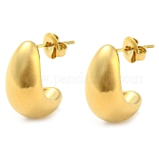 Серьги-гвоздики из нержавеющей стали 304 EJEW-M233-15G