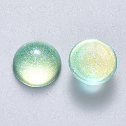 Transparent Spitzlackieren Glas Cabochons&nbsp;GLAA-S190-013C-D03