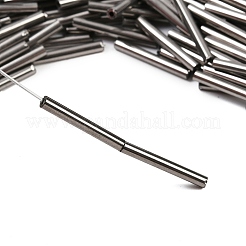 Perles de bugle en verre&nbsp;SEED-R028-2x20-A04