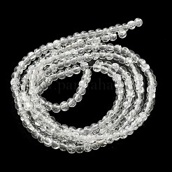 Fili di perline di vetro crepla&nbsp;X-CCG-Q001-4mm-01