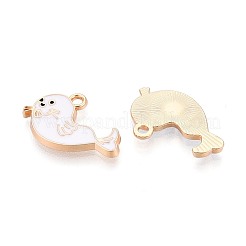 Pendentifs d'émail en alliage&nbsp;PALLOY-N170-028C-NR