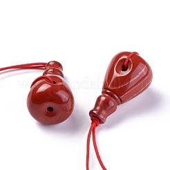 Naturale diaspro rosso perline guru 3 foro&nbsp;G-L517-02E