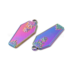 Pendentifs Halloween en acier inoxydable 304 avec placage ionique (IP)&nbsp;STAS-H212-30MC