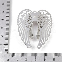 Messing Kristall Strass 3d hohl Engel Flügel Kronleuchter Komponente Verbinder&nbsp;KK-A261-05P