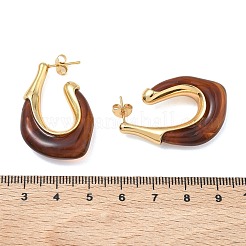 Boucles d'oreilles à tige en acier inoxydable 304 pour femmes&nbsp;EJEW-F411-02G