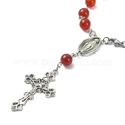 5 Stück 5-teiliges Rosenkranz-Armband-Set mit natürlichen gemischten Edelsteinen&nbsp;BJEW-TA00330