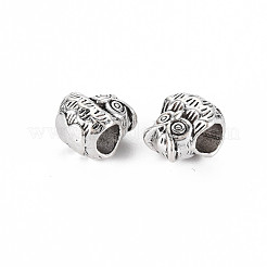 Perline foro grande in lega sitle tibetano&nbsp;TIBEB-N007-022