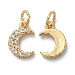Ciondoli in ottone zirconi chiari micro pavé&nbsp;KK-I658-15G
