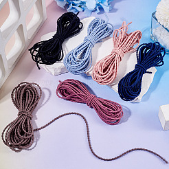 Cordons élastiques en polyester 30 couleurs 6 m&nbsp;EC-TA0001-07D