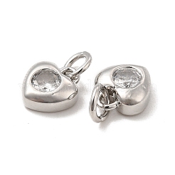 Ciondoli in ottone zirconi chiari micro pavé&nbsp;KK-E068-VB235