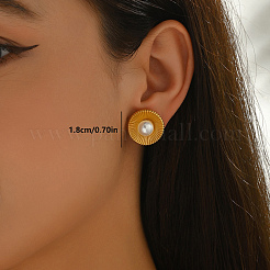 Elegantes pendientes de acero inoxidable&nbsp;BF9813-2