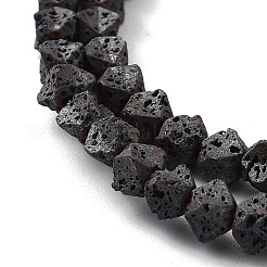 Fili di perle di roccia lavica naturale&nbsp;G-H303-C26