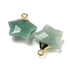 Pendentifs en aventurine vert naturel&nbsp;G-P540-01G-07