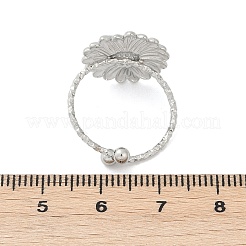 Anelli polsini in acciaio inossidabile 304&nbsp;RJEW-D306-14P