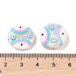 Perle di smalto naturale di perle keshi&nbsp;PEAR-G014-04B