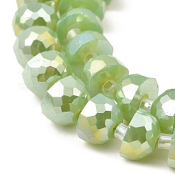 Brins de perles de verre à plaque de couleur ab&nbsp;EGLA-P051-02A-A01