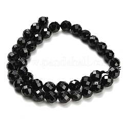 Naturali nera perle di tormalina fili&nbsp;G-H329-E02-10mm