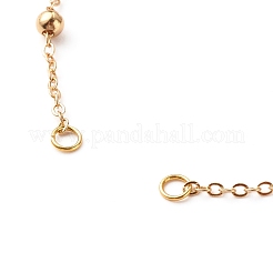 Braccialetti a catena satellitare in ottone fatti a mano che fanno accessori&nbsp;AJEW-JB01025
