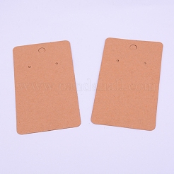 Portacarte per orecchini in carta kraft per esposizione di orecchini&nbsp;DIY-WH0167-83A