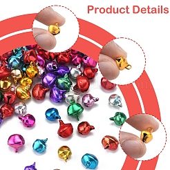 200pcs 2 Arten Aluminiumglockencharme&nbsp;FIND-FS0003-80