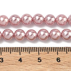 Fili di perle di conchiglie galvanizzate&nbsp;X-BSHE-G041-6mm-05