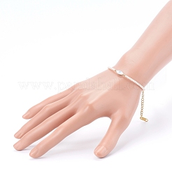 Bracelets en perles de verre imitation jade&nbsp;BJEW-JB05987-03
