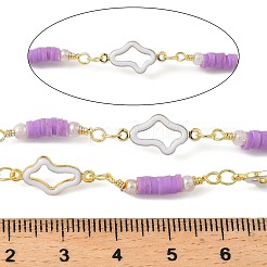Chaînes à maillons en laiton&nbsp;CHC-H110-04G-01