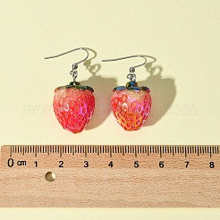 Orecchino pendente in resina&nbsp;EJEW-FS00012