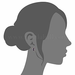 925 sterling silver borchie orecchio&nbsp;JE536F-06