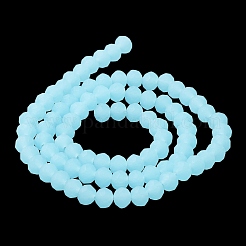 Nachahmung einfarbiger Jade-Glasperlenstränge&nbsp;X-EGLA-A034-J10mm-MD04