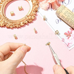 7 Stück 7 Stile Messing Micro Pave Zirkonia Rohrbügel&nbsp;KK-CJ0004-47G